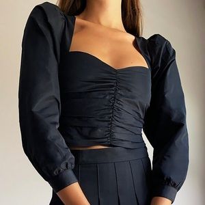 Aritzia Sunday Best Petal Blouse